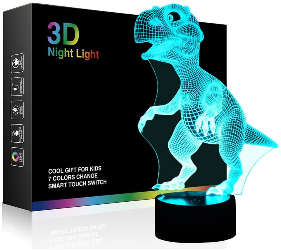 Tiscen Corded 3D Dinosaur Night Light
