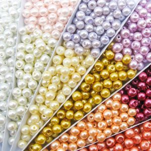 TOAOB 6mm Pearl Beads & Bead Assortments, 500-Piece