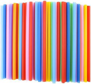 Tomnk Disposable Food-Grade Smoothie Straws, 120-Piece