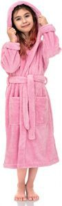 TowelSelections Fleece Hooded Robe For Girls