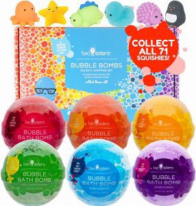 Two Sisters Eco-Friendly Hidden Toys Bath Bombs For Girls