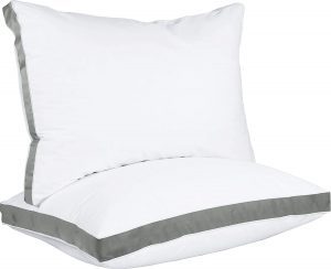 Utopia Bedding Back & Side Sleeper Gusseted Standard Pillows, 2-Pack
