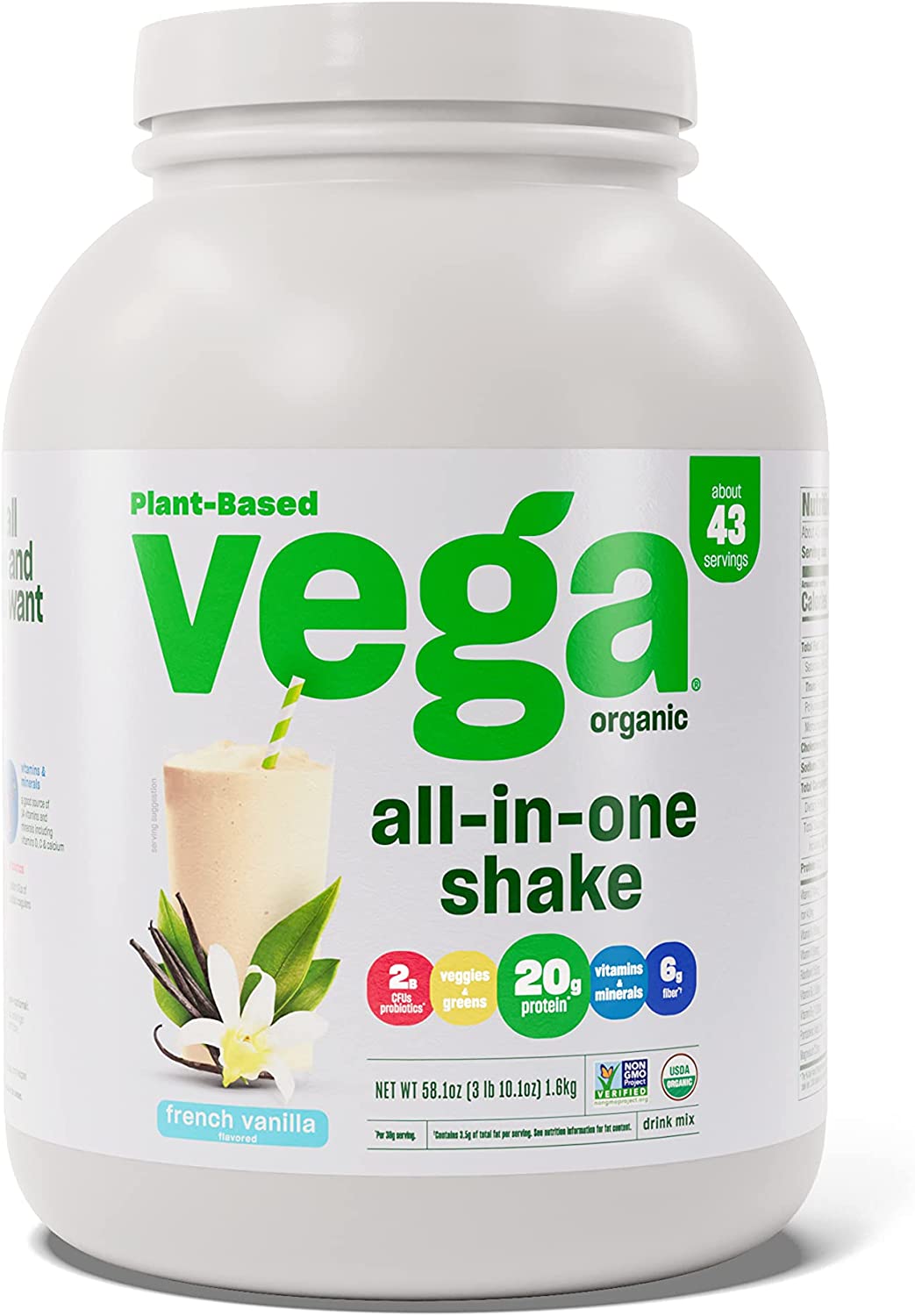 Vega Plant-Based Powder Organic Protein