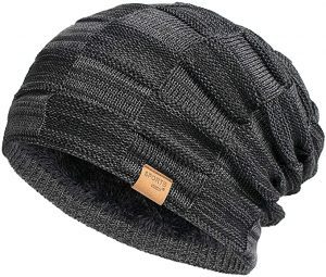 Vgogfly Lined Slouchy Beanie