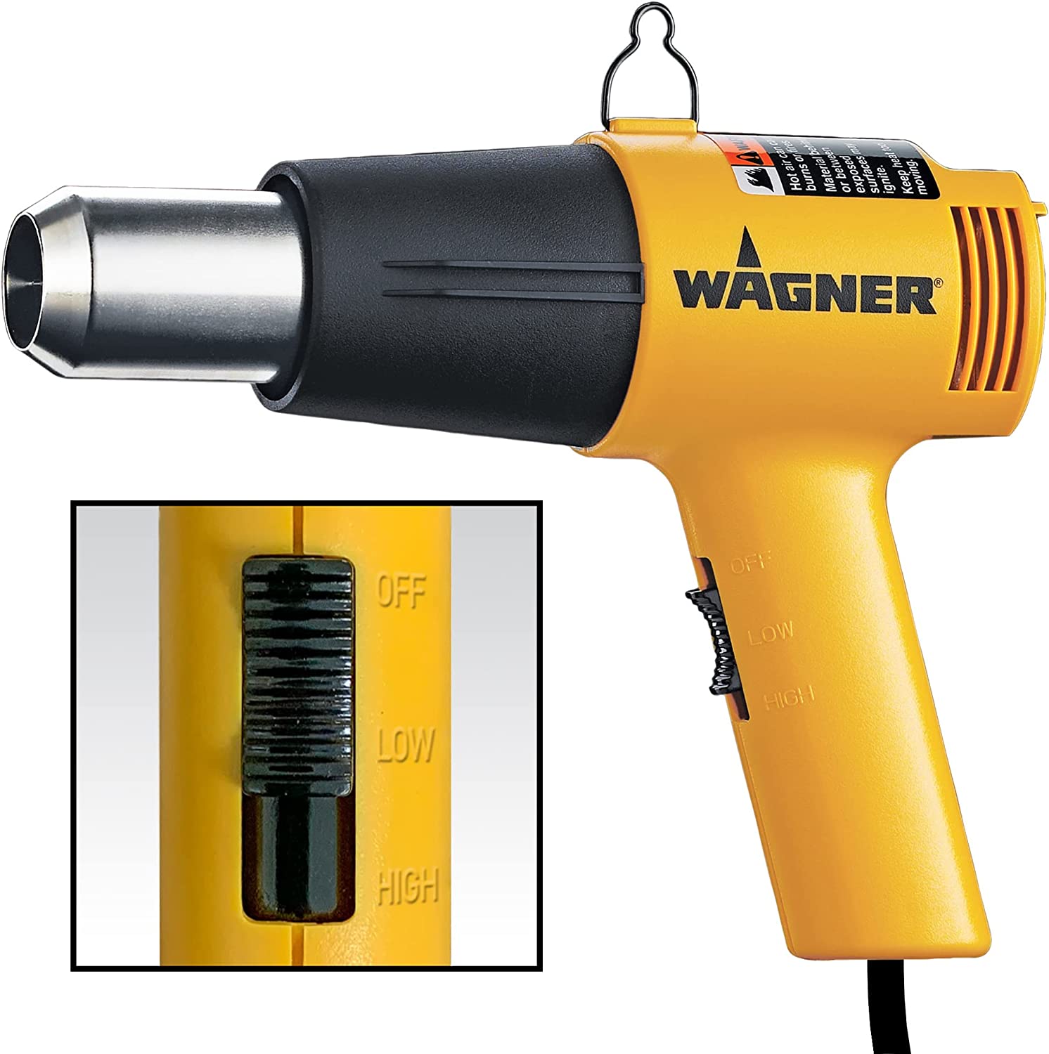 Wagner Spraytech Adjustable Settings Shrink Wrap Heat Gun