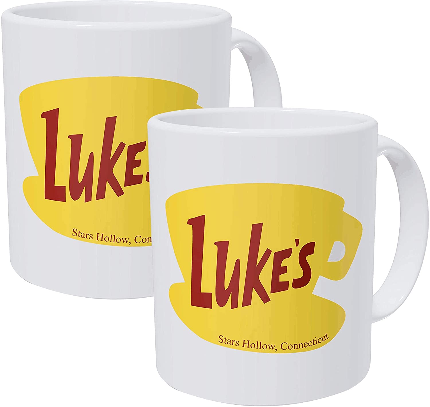 Willcallyou Luke’s 11-Ounce Best Friend Coffee Mugs, 2-Pack