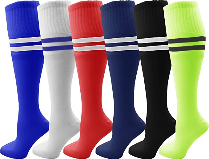 Winterlace Children’s Pull-On Soccer Socks, 6-Pairs