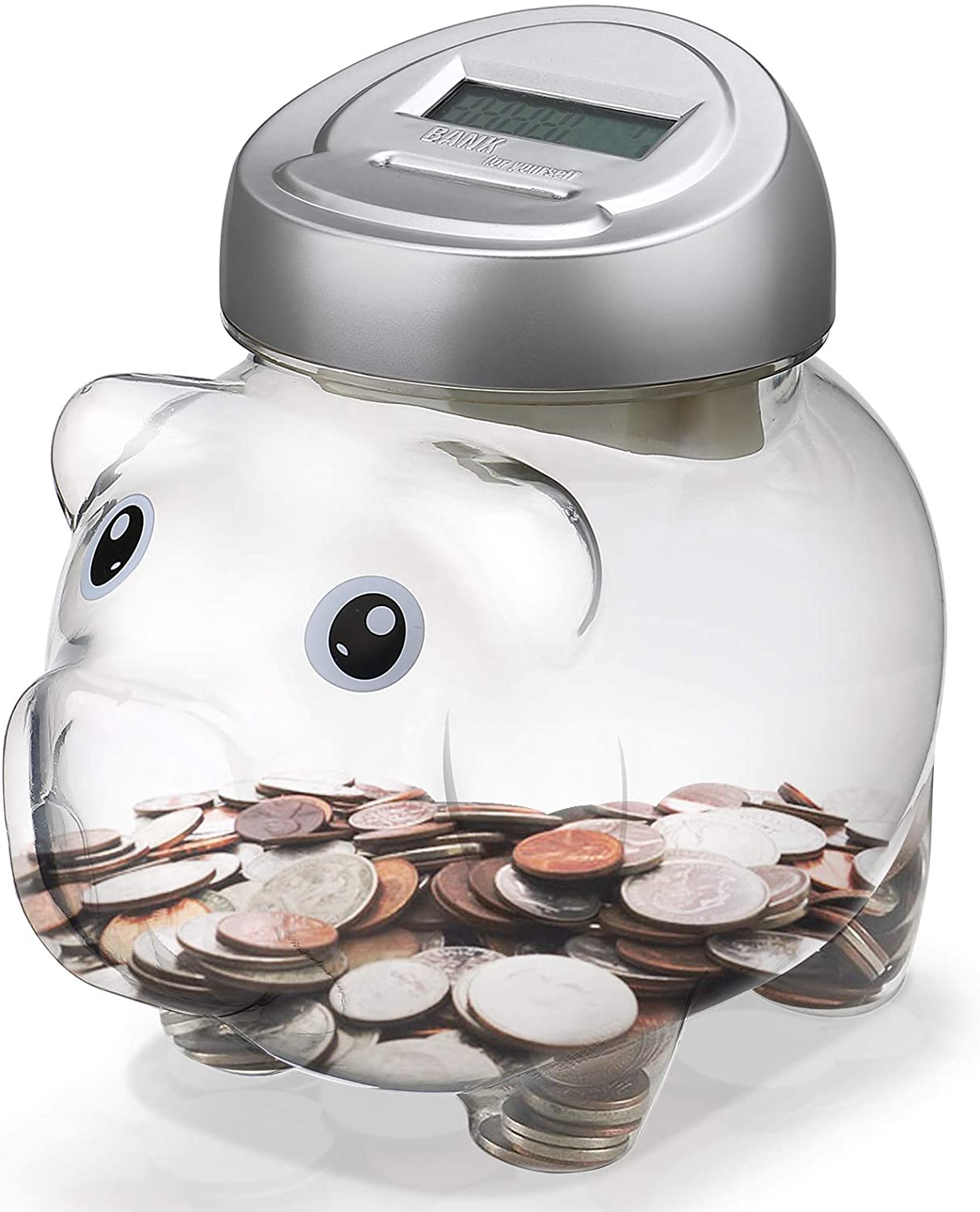 Younion Unbreakable Kids’ Piggy Bank Coin Counter For Boys