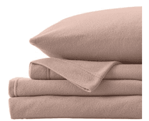 Great Bay Home Christina Collection Breathable Fleece Bed Sheets, 4-Piece Set