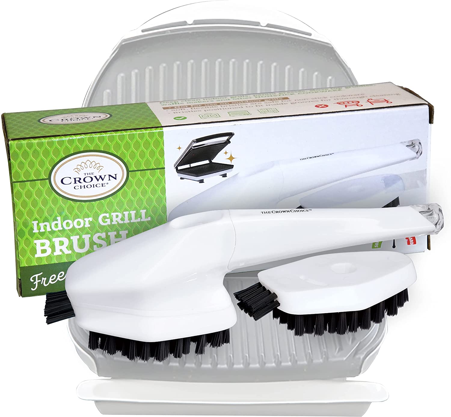 The Crown Choice Brush Indoor Electric Grill Cleaner