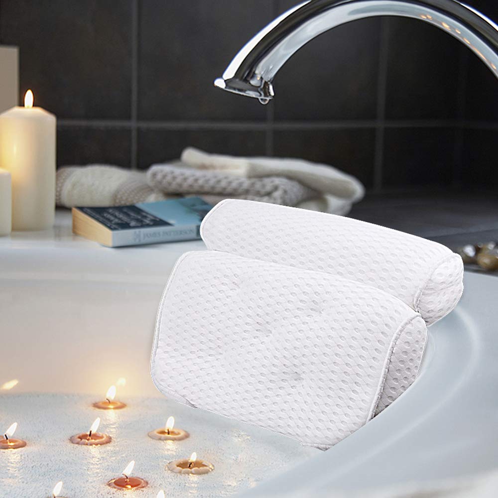 AmazeFan 4D Mesh Breathable Tub Pillow