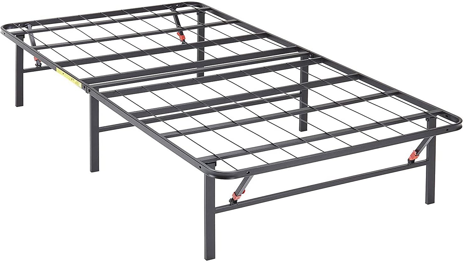 Amazon Basics Alloy Steel Folding Twin Bed Frame, 14-Inch