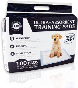American Kennel Club Quick-Dry Odor-Control Pee Pads For Dogs, 100-Count