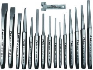 Astro Pneumatic Tool 16-Piece Toolbox Punch & Chisel Set