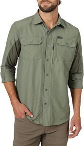 ATG Men’s Moisture Wicking Long-Sleeve Button-Down Shirt