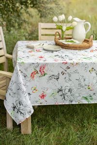 Benson Mills Spillproof Rectangular Outdoor Tablecloths, 52 X 70-Inch