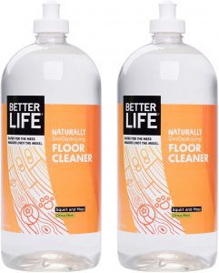 Better Life 32-Ounce Citrus Mint Scent Natural Dirt-Destroying Floor Cleaner, 2-Pack