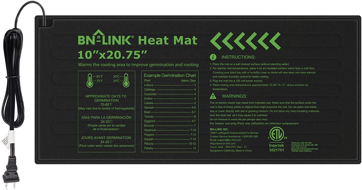 BN-LINK Water-Resistant Seedling Heating Mat