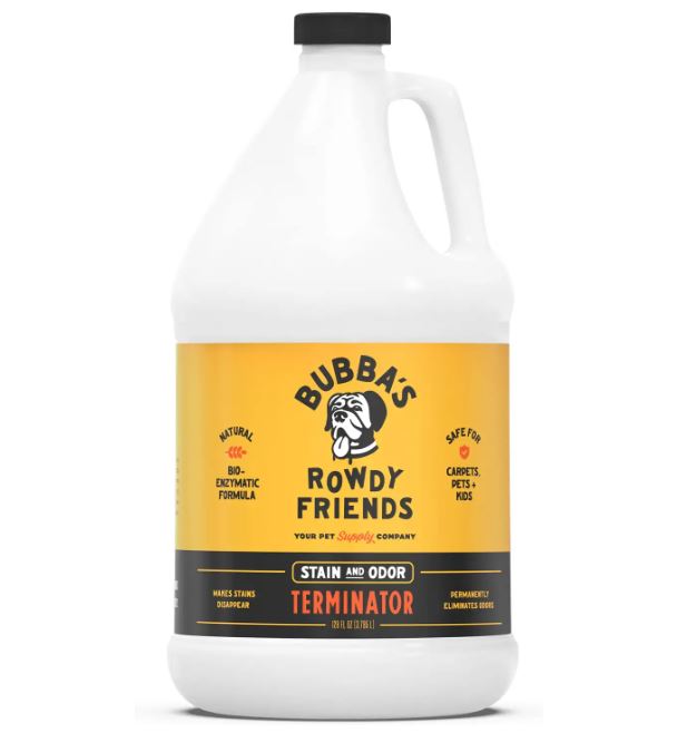Bubba’s Professional Pet Stain Removing Natural Carpet Cleaner, 128-Ounce