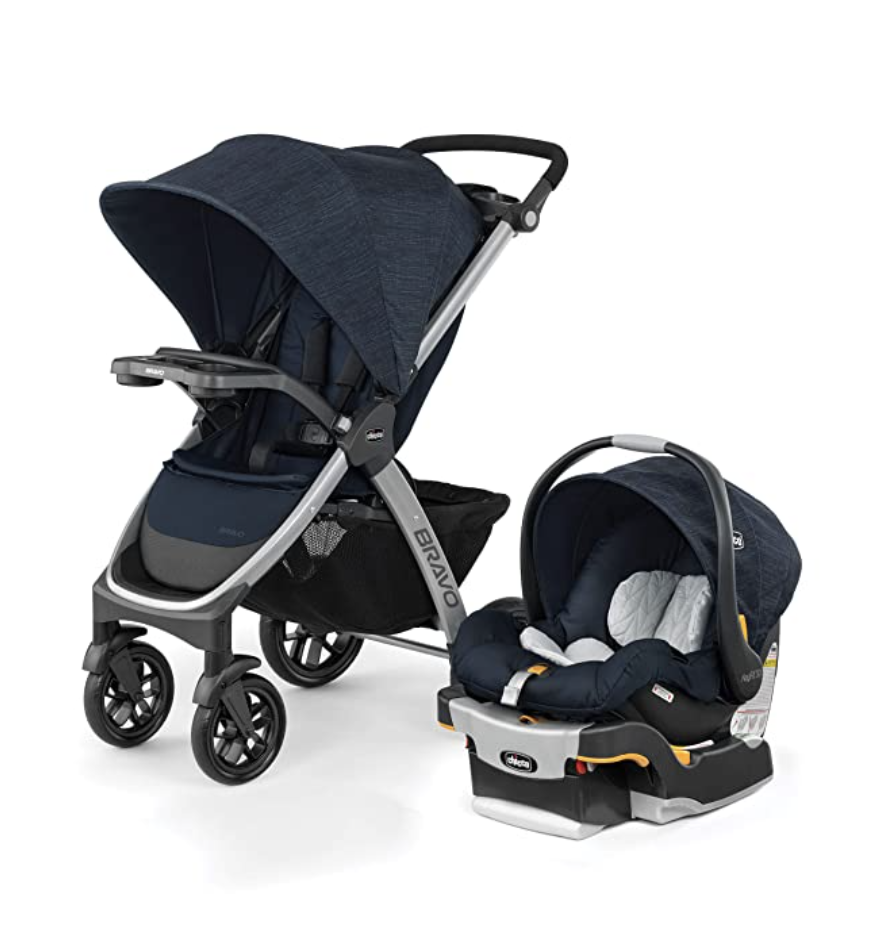 Chicco Bravo Infant Car Seat & Quick-Fold Stroller Travel System