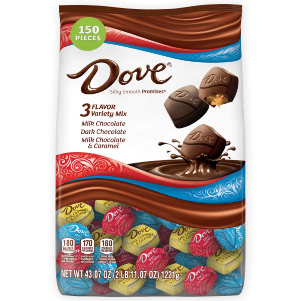 DOVE Promises Chocolate Candy Variety Pack, 150-Piece
