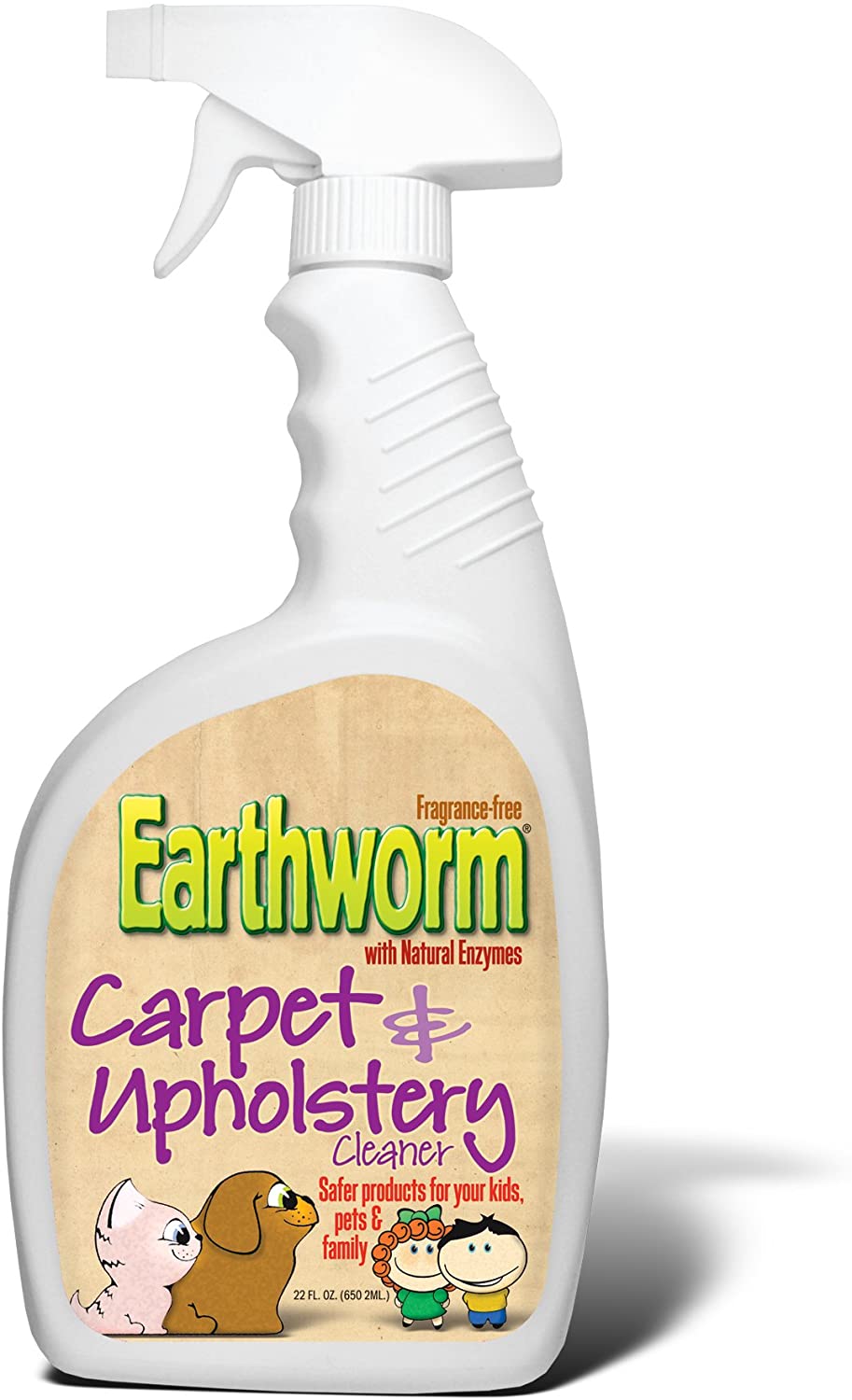 Earthworm Fast Acting Natural Carpet Cleaner, 22-Ounce