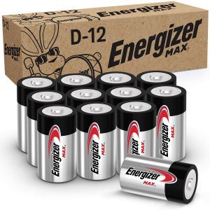 Energizer MAX Alkaline Premium D Batteries, 12-Count