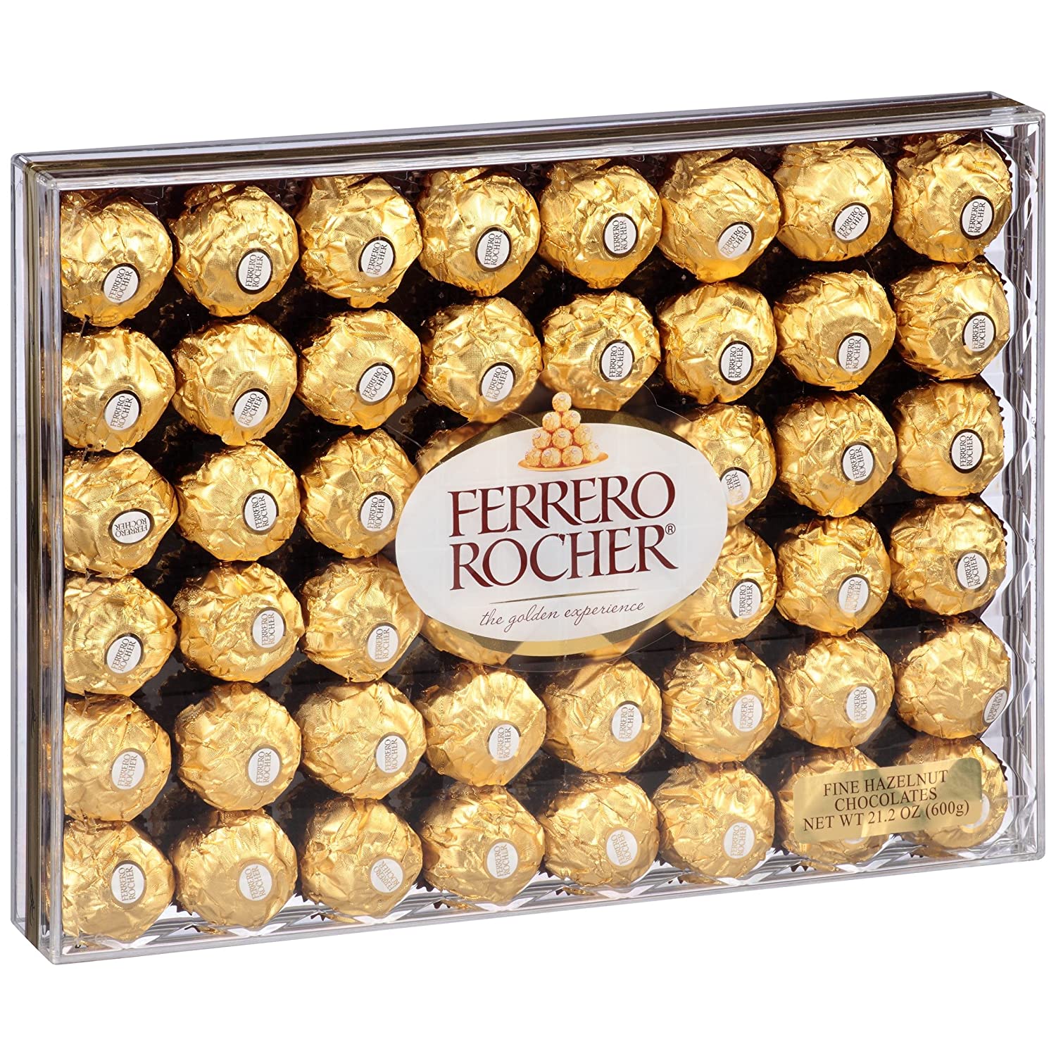 Ferrero Rocher 48-Count Gold Wrapped Chocolate Candy