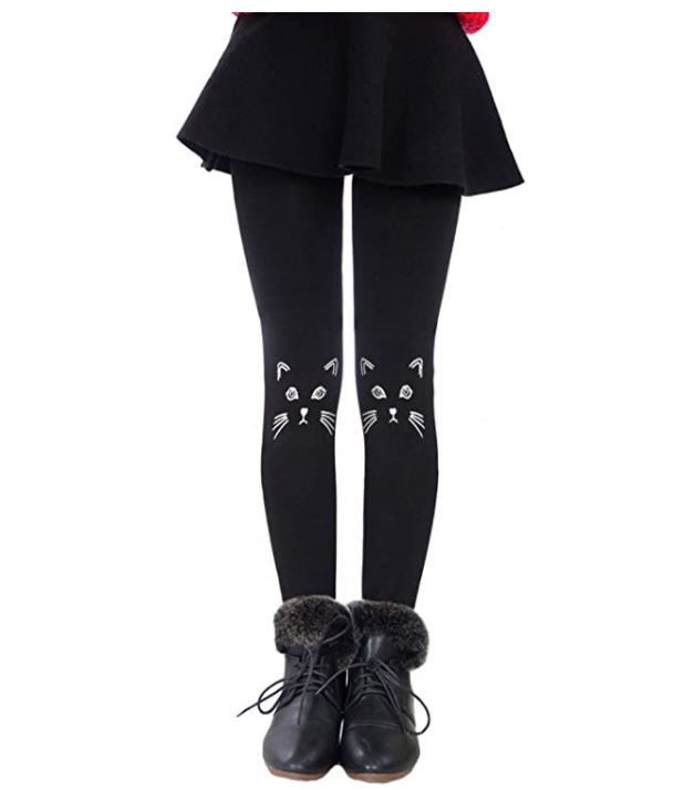 Govc Cat Elastic Waist Girls’ Fleece Lined Leggings