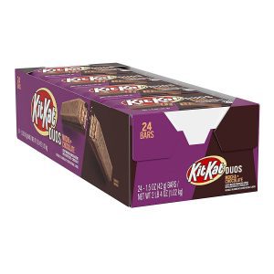 Hershey’s 24-Count KitKat Mocha Crème & Chocolate DUOS Wafer Candy