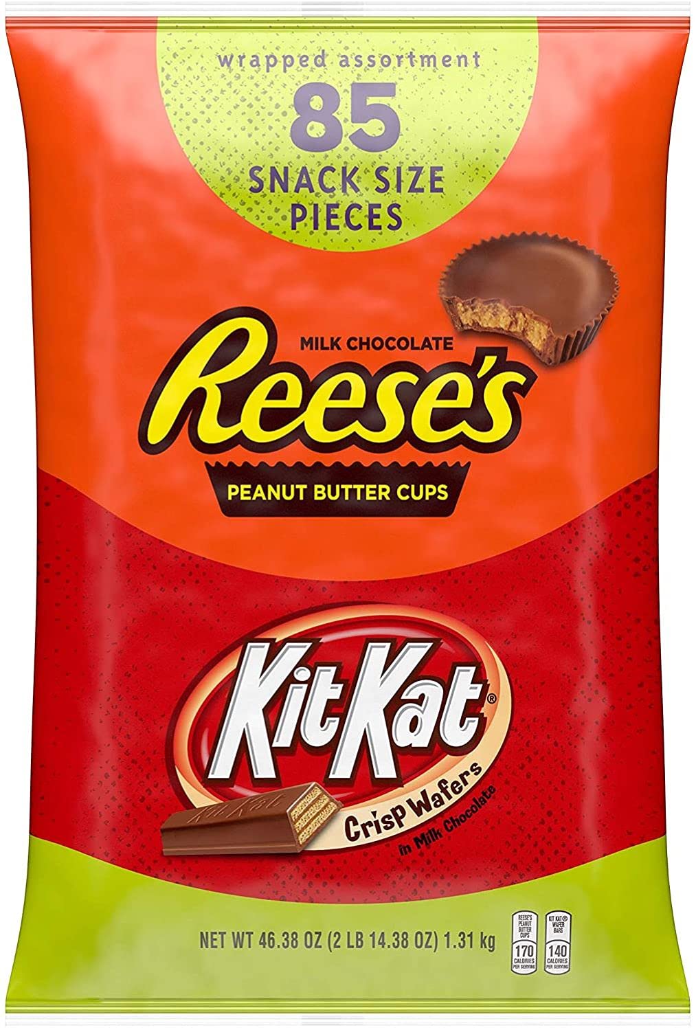 Hershey’s Assorted KitKat & Reese’s Milk Chocolate Candies, 85-Piece
