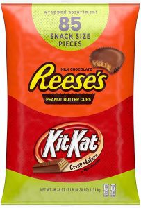 Hershey’s Assorted Reese’s & KitKat Milk Chocolate Candies, 85-Piece