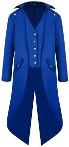 H&ZY Victorian Knee-Length Jacket Costume for Men