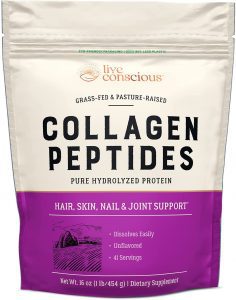 Live Conscious Collagen Peptides Powder, 16-Ounce