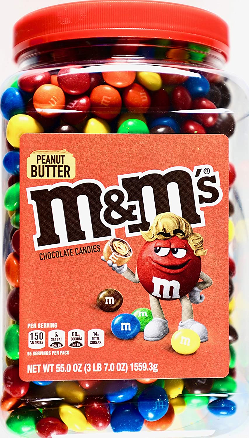 M&M’s 55-Ounce Milk Chocolate & Peanut Butter Candy