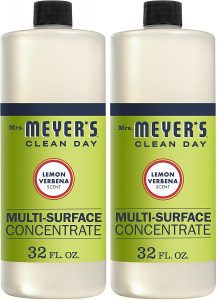 Mrs. Meyer’s Clean Day 32-Ounce Lemon Verbena Multi-Surface Cleaner Concentrate, 2-Pack