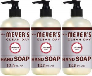 Mrs. Meyer’s Clean Day Lavender Scent Liquid Hand Soap, 3-Pack
