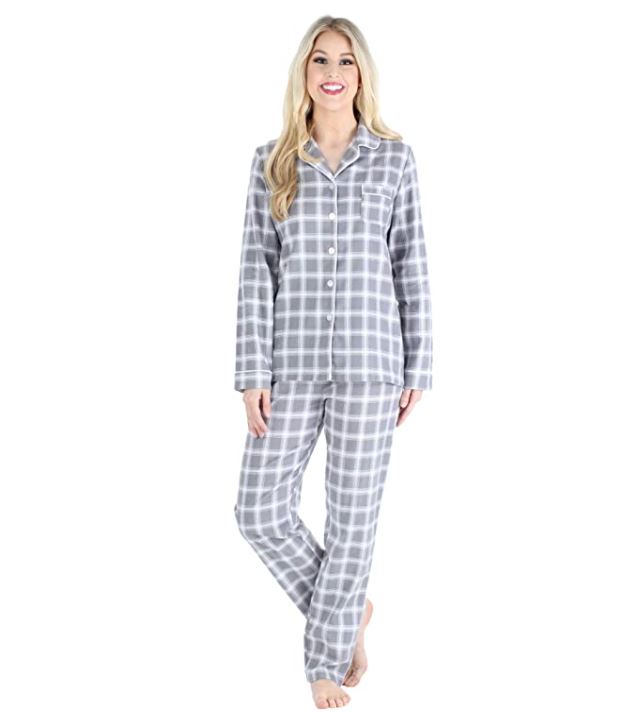 PajamaMania Long Sleeved Flannel Pajama For Women