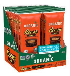 Reese’s 12-Pack Organic Peanut Butter Cups, Dark Chocolate
