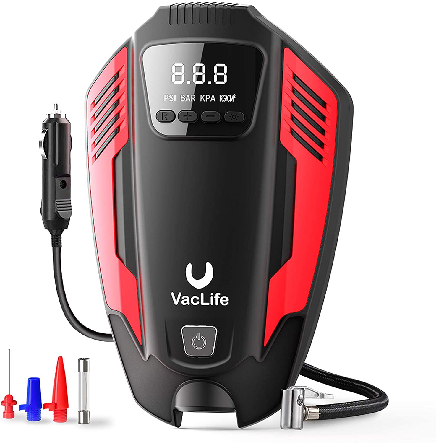 VacLife 12-Volt Portable LED Tire Inflators