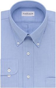 Van Heusen Men’s Oxford Long-Sleeve Button-Down Dress Shirt