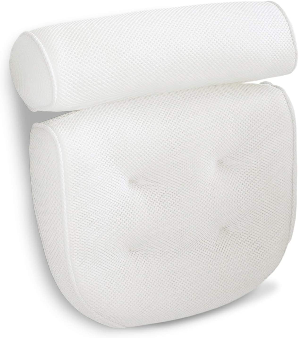 Viventive Non-Slip Suction Cups Tub Pillow