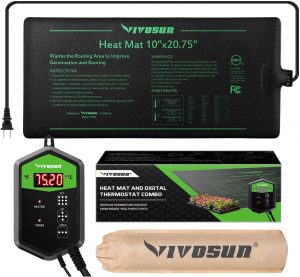 VIVOSUN Seedling Heating Pad & Thermostat Controller