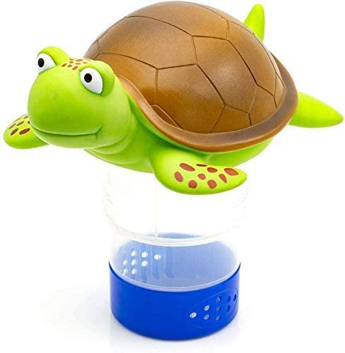 WWD POOL Adjustable Flow Vent Turtle Chlorine Tablet Chemical Dispenser