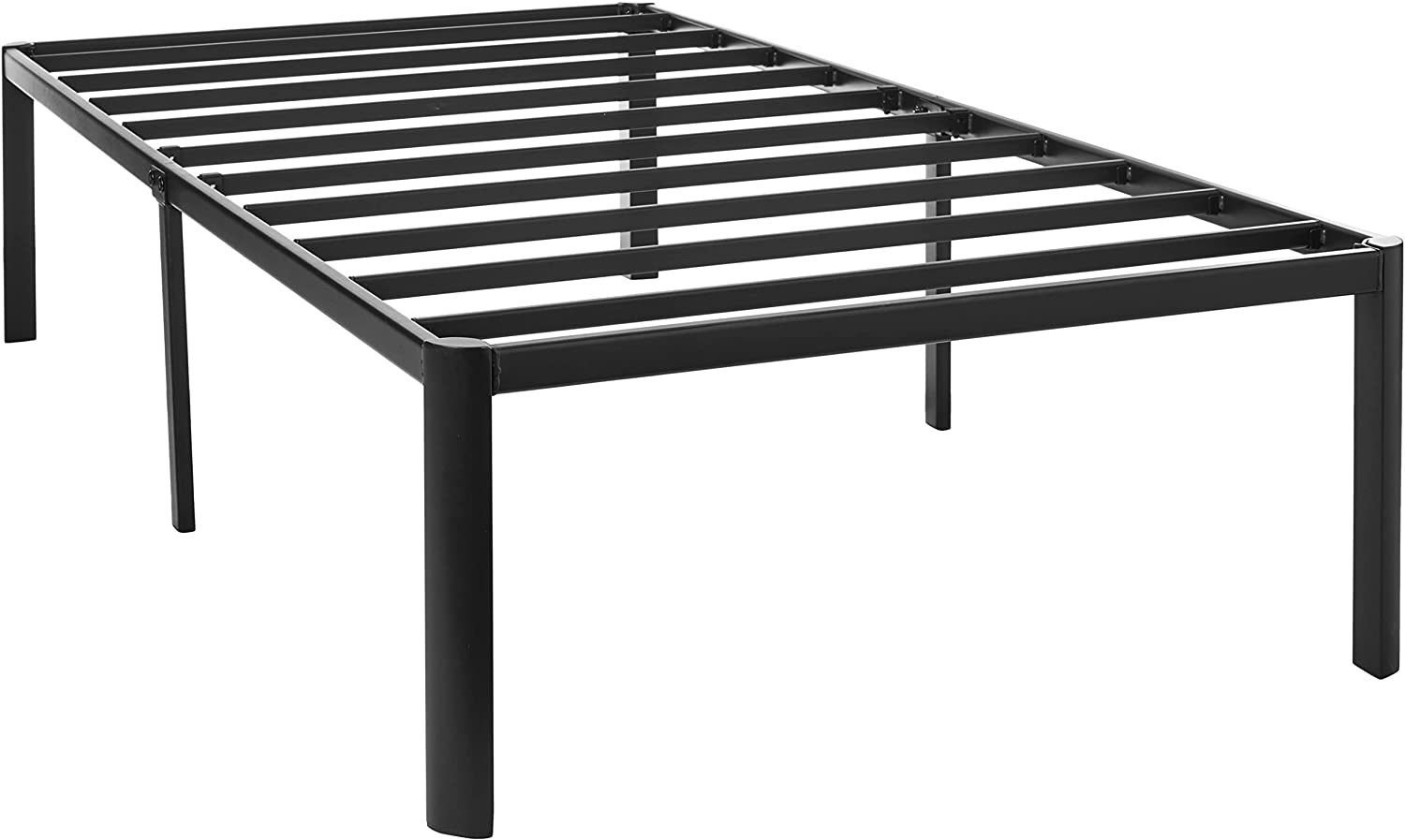 Zinus Van Long Lasting Steel Slats Twin Bed Frame, 16-Inch