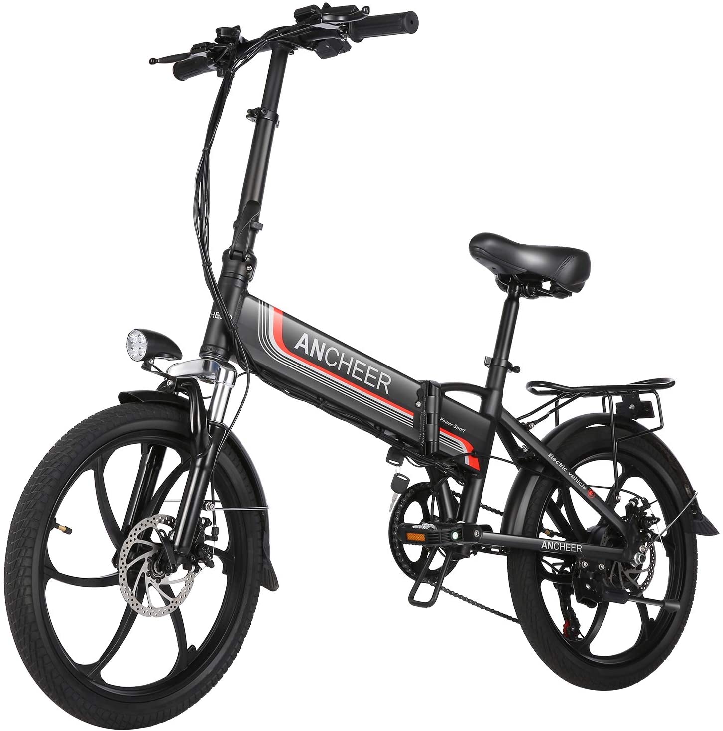 ANCHEER LCD Display Collapsible Bike, 7-Speed