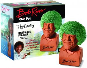 Chia Pet Bob Ross Bust Planting Set Novelty Gift