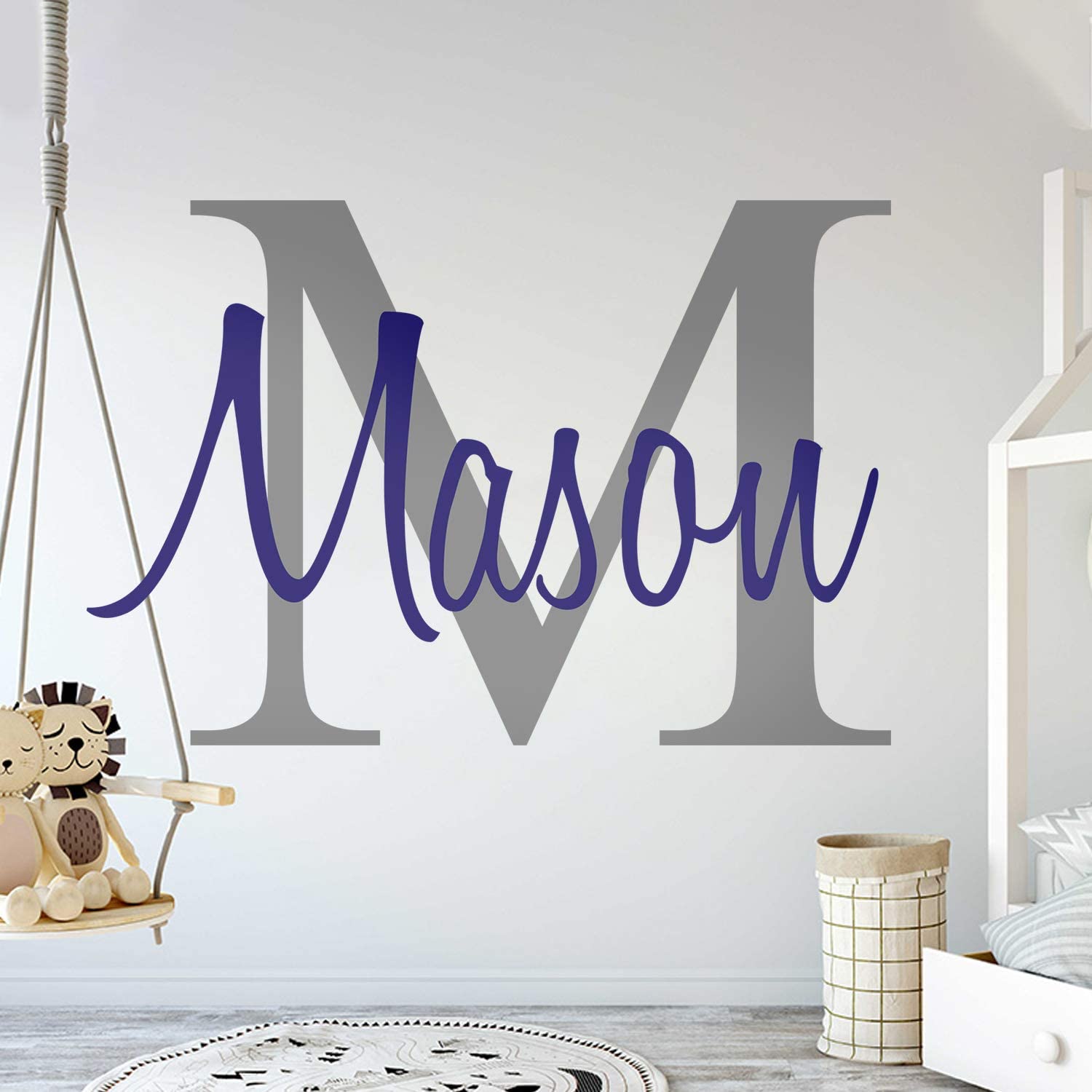 Cryptonite Personalized Initial & Name Wall Decal