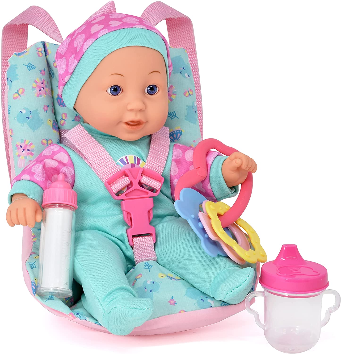 ingeniør forsikring skak Dolls To Play Little Mommy Traveling Baby Doll & Accessories