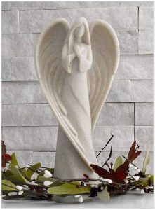 Dulaya Memories In Art Sympathy Angel Stone & Resin Statue